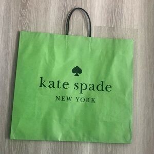 Kate Spade Green paper Bag
